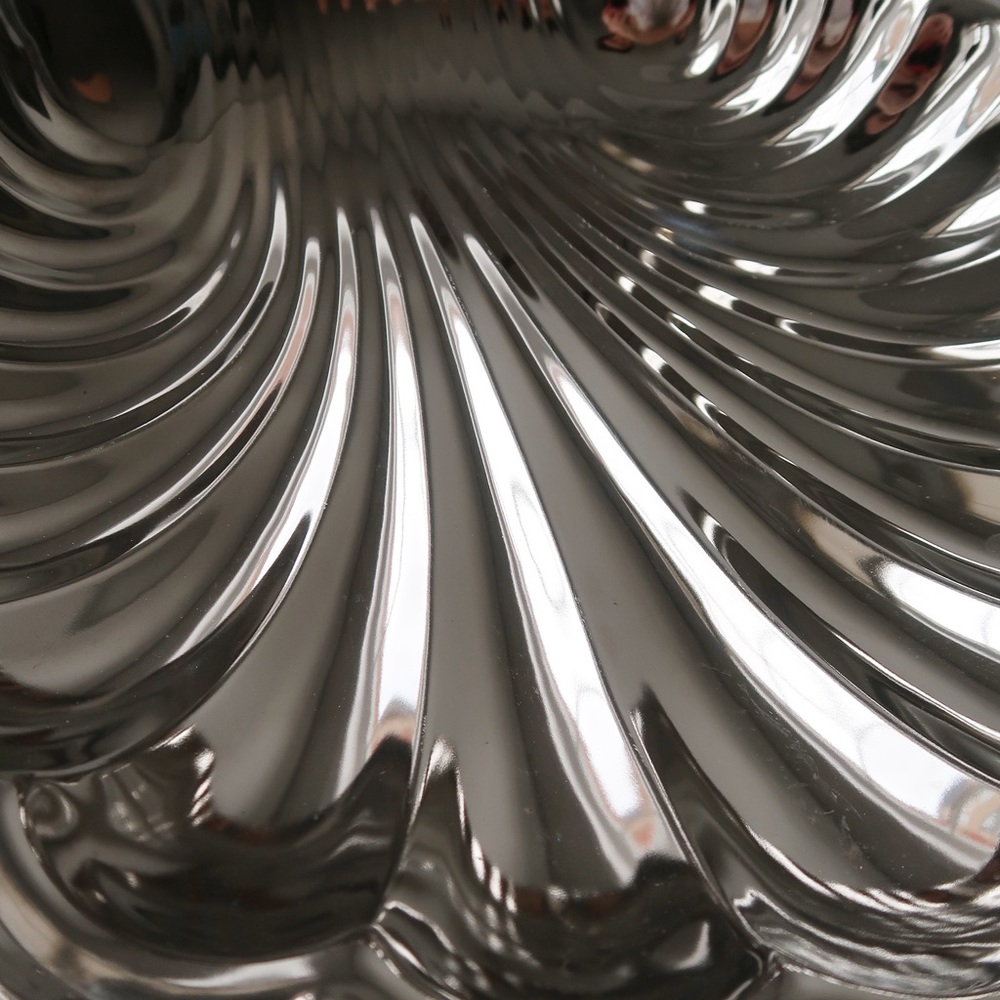 Vintage Shell Dish – Silver Plated (EP on Steel, Hong Kong) 80s-90s - Picture 7 of 8